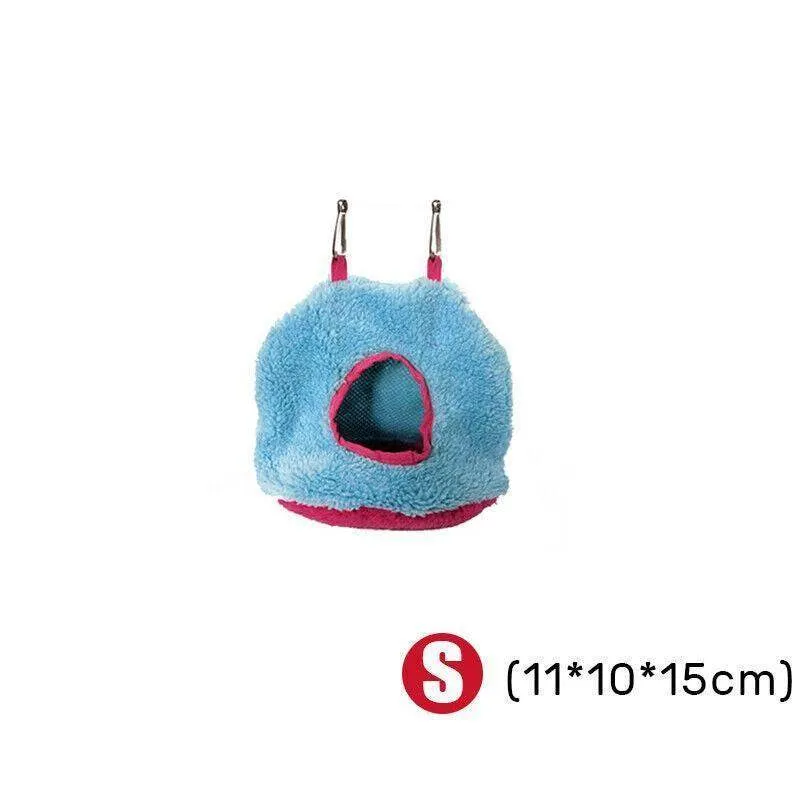 Cozy Parrot House Hammock Hut for Birds S/M/L