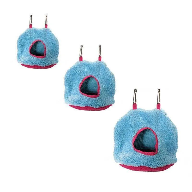 Cozy Parrot House Hammock Hut for Birds S/M/L