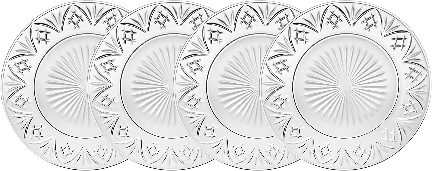 Crystal Clear Dinnerware Set of 4