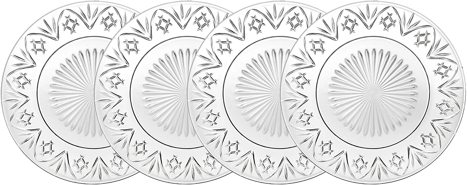 Crystal Clear Dinnerware Set of 4