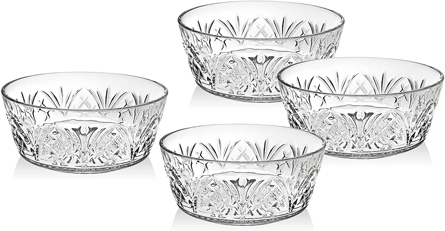 Crystal Clear Dinnerware Set of 4