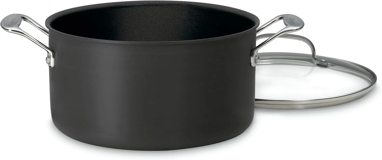 Cuisinart Chef's Classic 6-Quart PURELYCERAMIC™ Nonstick PFAS Free Hard-Anodized, Stockpot with Cover, 644C-24