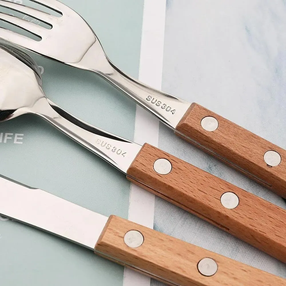 Cutlery Set 7Pcs Set Tableware Reusable Travel Set Camp Utensils Set 304 Stainless Steel Portable Cutlery Case 2Set Black