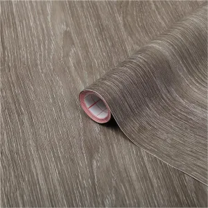 d-c-fix 346-0587 Decorative Self-Adhesive Film, Oak Sheffield Pearl, 17" x 78" Roll