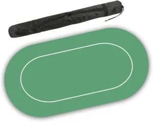 DA VINCI Non Slip 70 x 36 inch Neoprene Rubber Foam Poker Table Mat and Card Game Layout