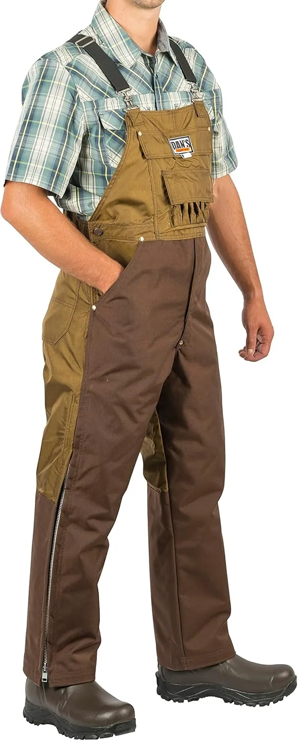 DAN'S Hunting Gear, LLC Rugged Wear - Bulldog Bibs, Briar Proof, Waterproof, Made in the U.S.A.