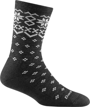 Darn Tough Vermont Women's Shetland Crew Lightweight with Cushion Sock (Style 6088) - Charcoal, Small