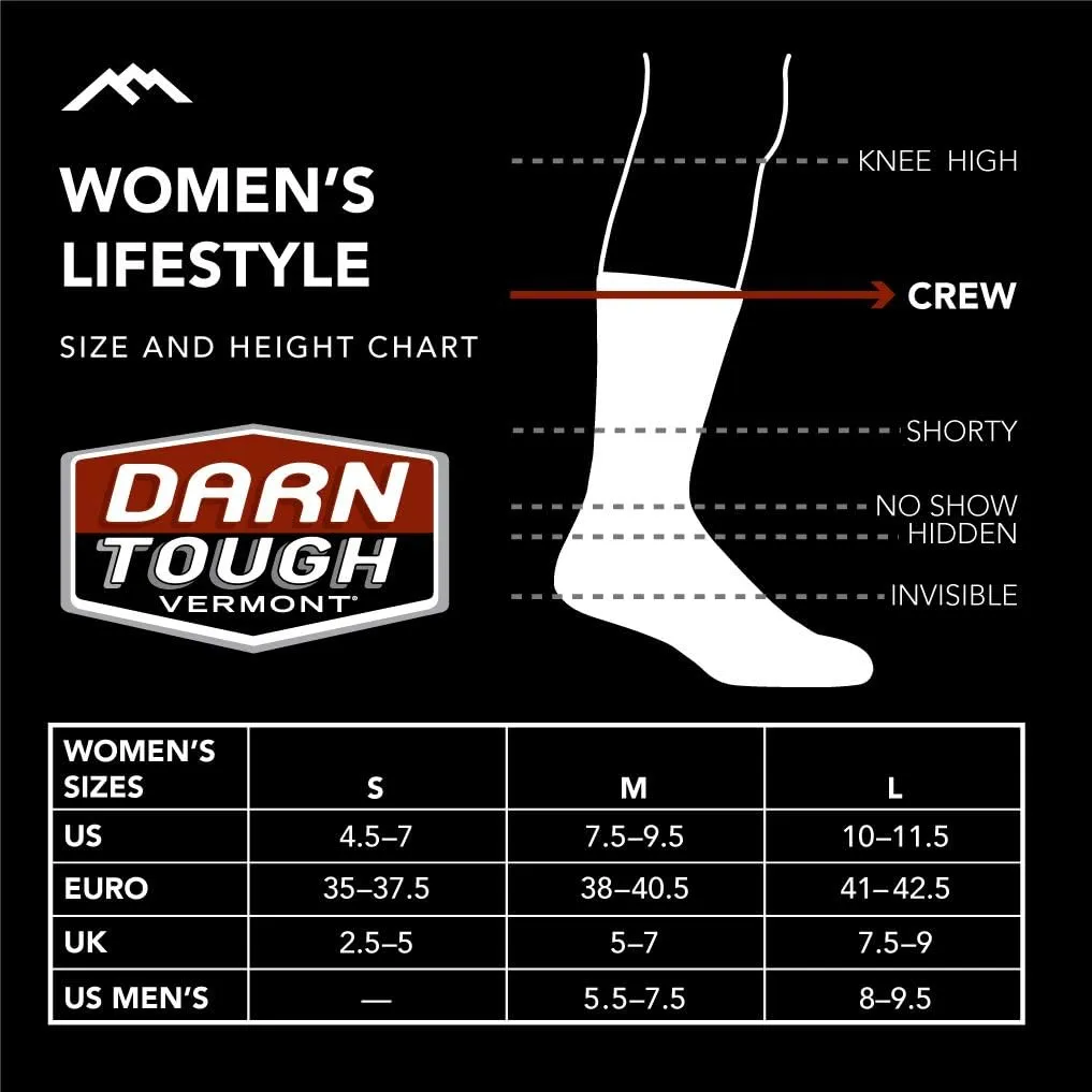 Darn Tough Women's Phat Witch Crew Lightweight with Cushion Sock (Style 1644) -