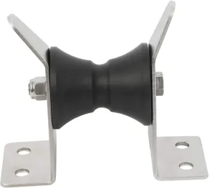 DasMarine Platform Bow Roller 304 Stainless Steel Boat Anchor Roller 6 inch Height