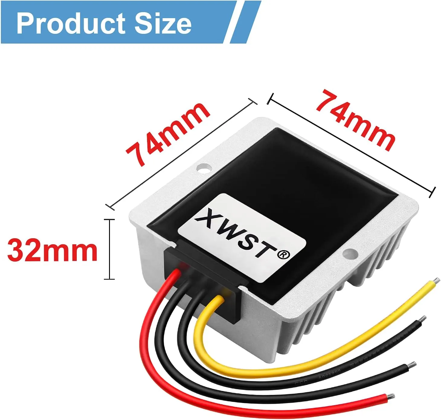 DC 48V 36V to DC 5V Step Down Voltage 5Volts Reducer Regulator Output 20A 100W Buck Converter Power Converter Module for Auto Car Truck Vehicle Boat Solar System (36V 48V-5V-20A)