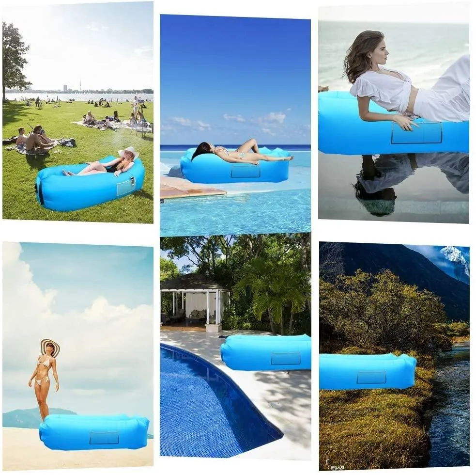 Deal of the hour Portable Tested Lounger Camping Sofa Inflatable