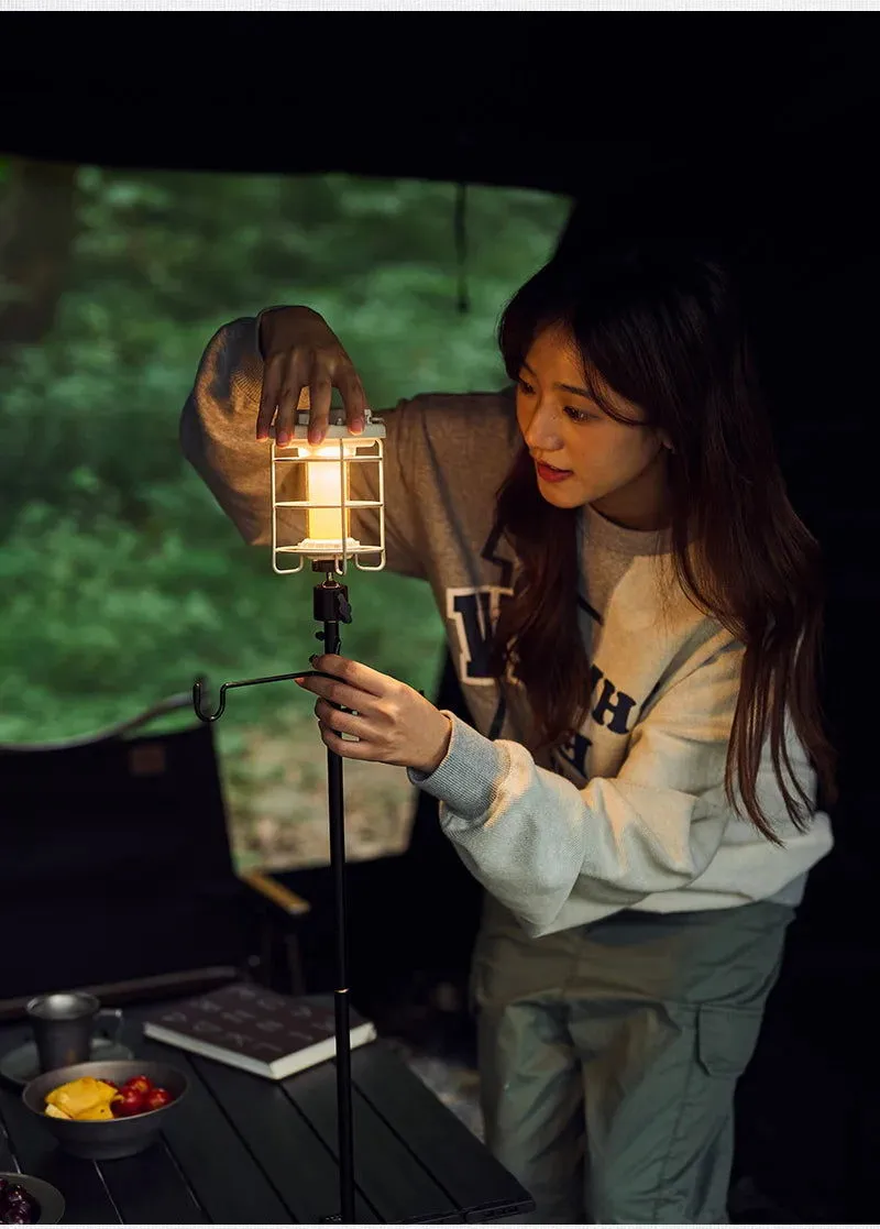 Dimmable Waterproof Camping Lamp with Built-In Power Bank