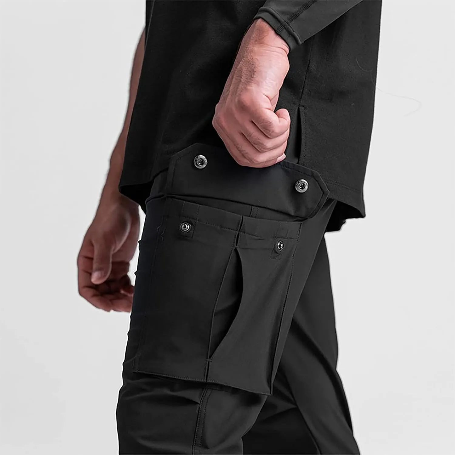 DIOTSR Mens Lightweight Joggers Pants, Cargo Athletic Sweatpants for Men, Slim Workout Pants with Pockets
