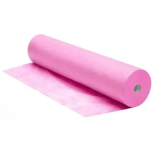 Disposable Non Woven Bed Sheet 31.5" X 70" 30 Gram For Massage, Spa, Beauty, Exam tables, Disposable Bed Roll (Pink) (1 Roll)