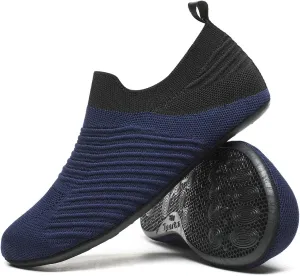 ditont Non-Slip Indoor House Slippers Lightweight Comfortable Grip House Home Shoes for Men Women