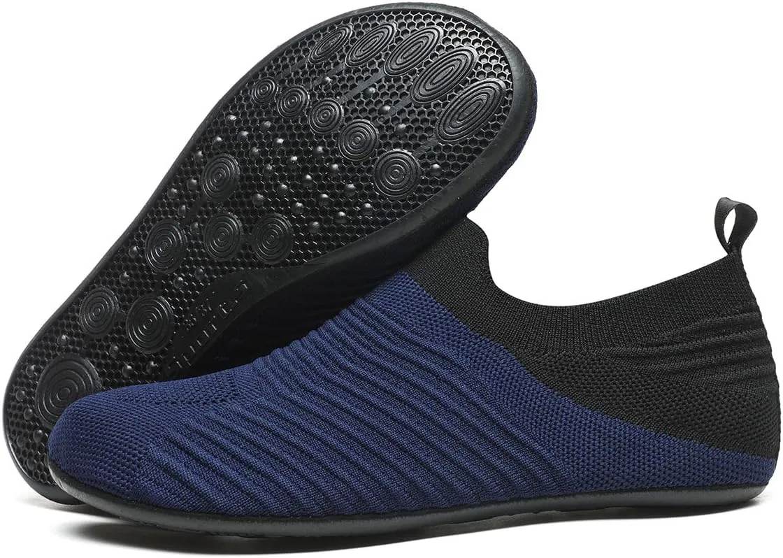 ditont Non-Slip Indoor House Slippers Lightweight Comfortable Grip House Home Shoes for Men Women