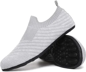 ditont Non-Slip Indoor House Slippers Lightweight Comfortable Grip House Home Shoes for Men Women