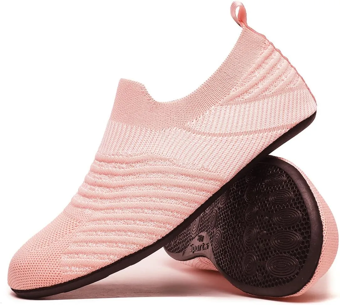 ditont Non-Slip Indoor House Slippers Lightweight Comfortable Grip House Home Shoes for Men Women