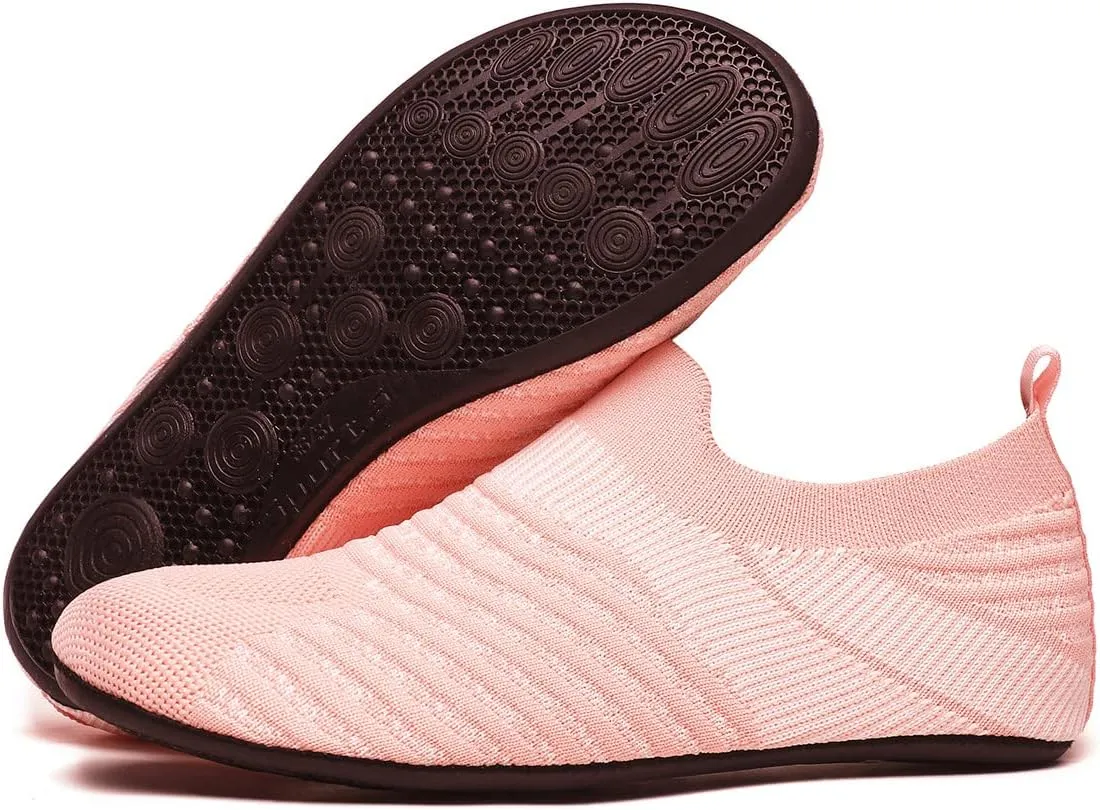 ditont Non-Slip Indoor House Slippers Lightweight Comfortable Grip House Home Shoes for Men Women