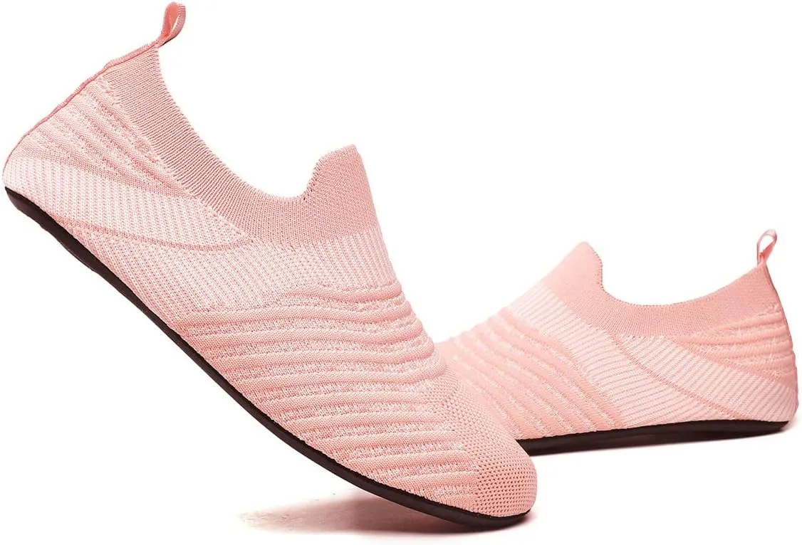 ditont Non-Slip Indoor House Slippers Lightweight Comfortable Grip House Home Shoes for Men Women