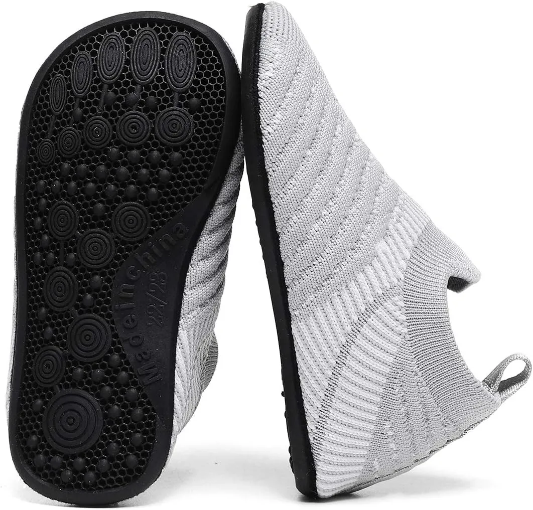 ditont Toddler Slippers Non-Slip Lightweight Comfortable Kids Indoor Grip House Home Shoes for Boys Girl