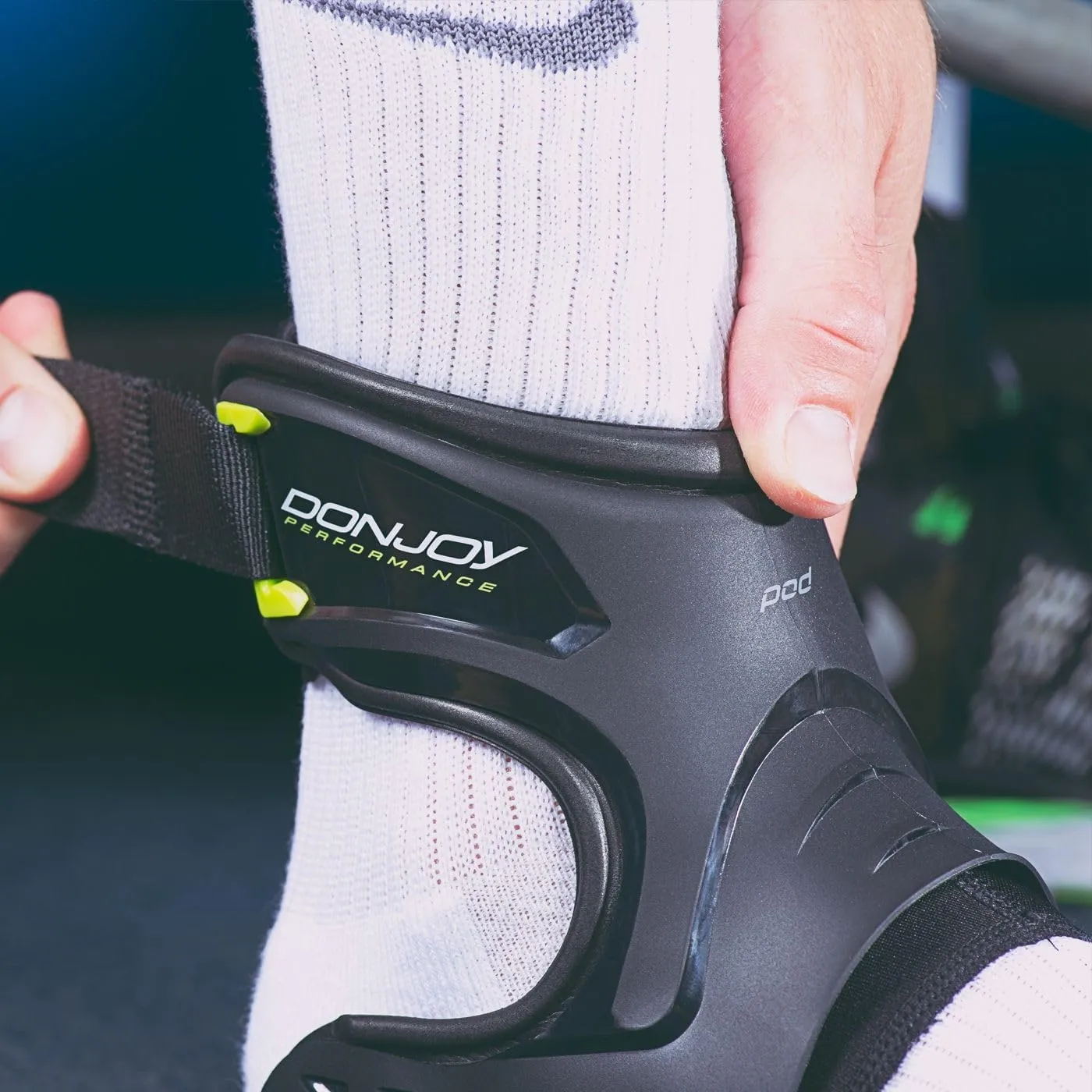 DonJoy Performance POD Ankle Brace, Best Support for Stability, Ankle Sprain, Roll, Strains for Football, Soccer, Basketball, Lacrosse, Volleyball