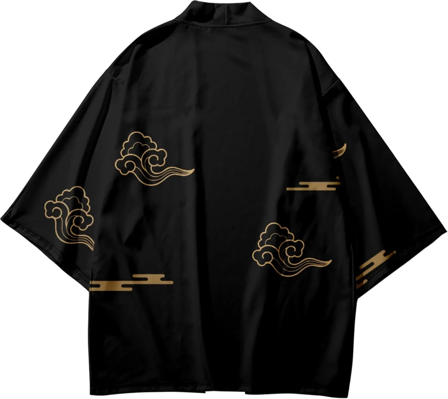 DOSLAVIDA Men's Japanese Style Kimono Set Lightweight Open Front Cardigan Suits Stylish Two Piece Summer Beach Outfits