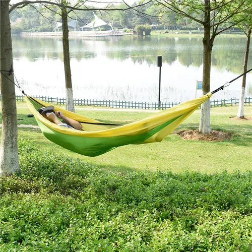 Double Anti-Mosquito Hammock - Durable 2-Person Sleeping Hammock with Mosquito Net for Outdoor Camping and Leisure