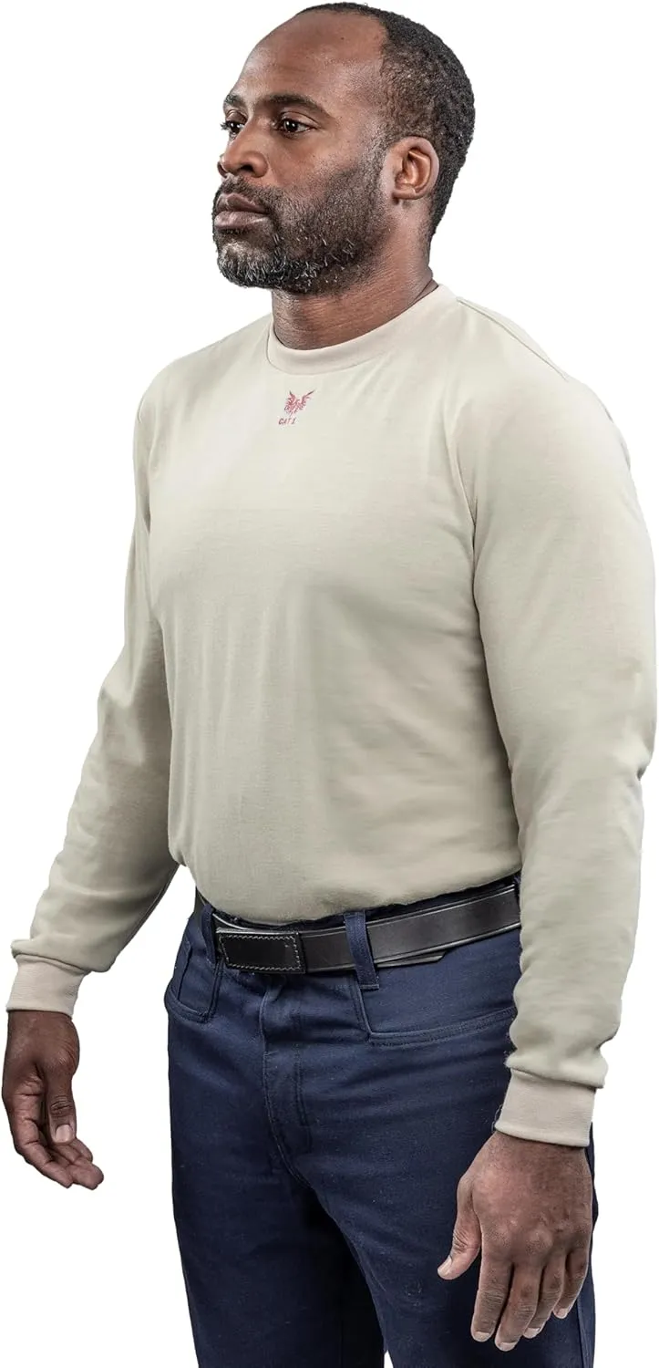 DRIFIRE CAT1 Ultra-Lightweight Long Sleeve Baselayer | Flame-Resistant, Rapid Moisture-Wicking, Odor Control | Arc Protection