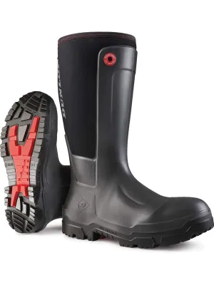 DUNLOP Protective Footwear, Snugboot WorkPro full safety, Precision Engineered Snugfit, Lightweight and Breathable Purofort Upper, 100% Waterproof, Slip Resistant, NE68A93.05, Size 5 US