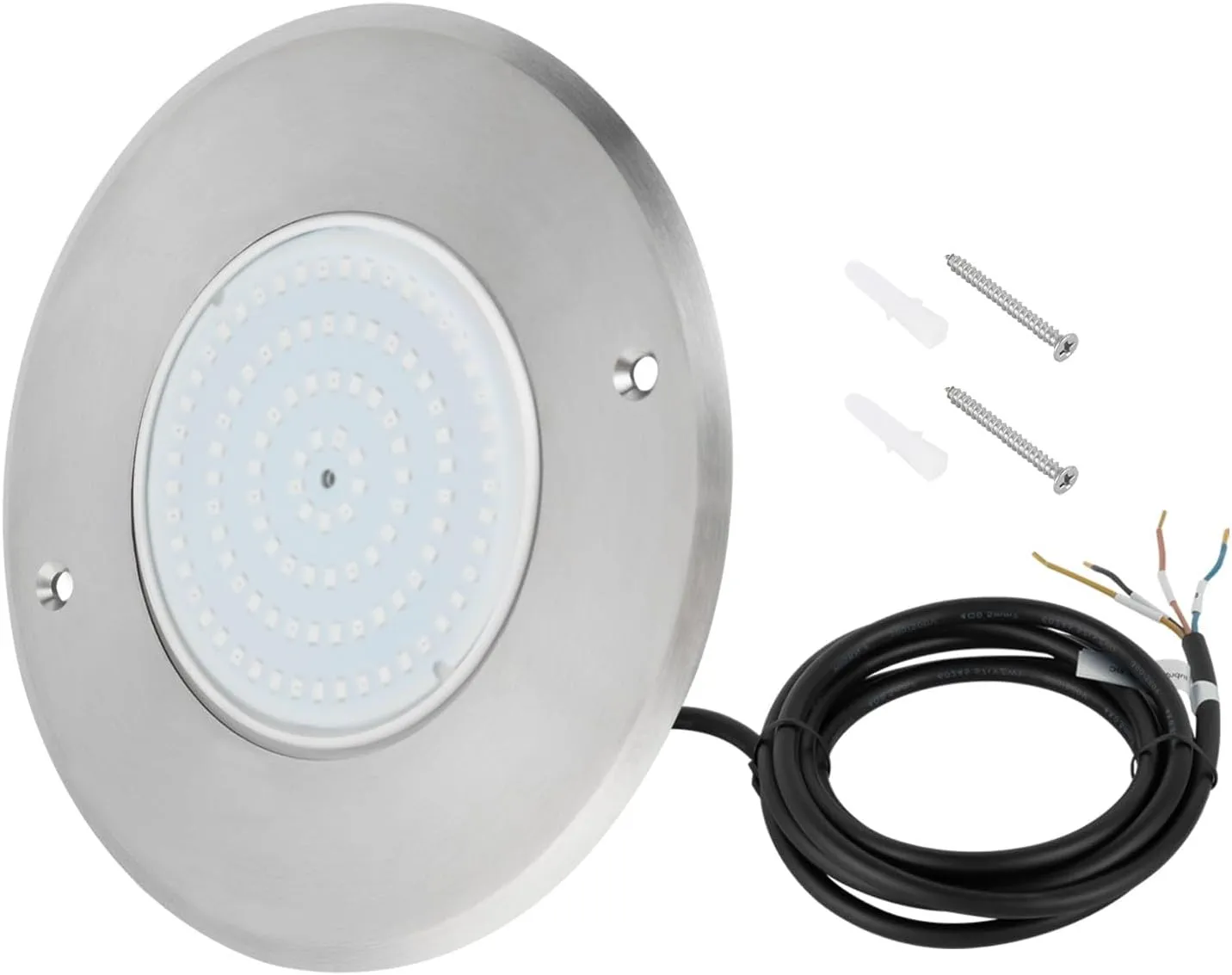 Eapmic 12V 10W Pool Light Underwater Color-Change LED Lights RGB IP68 Without Remote(10W)