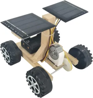 Educational Solar Power Rover Model DIY Lunar Car Toy Space Rover Science Experiment Robotic Educational Toy