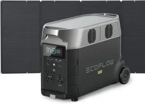 EF ECOFLOW DELTA Pro Power Station with Solar Panel (Foldable Panel with Power Station, 3600Wh 400W)