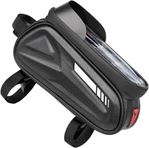 EGEN Hard Shell Bike Bag Mountain Bike Front Beam Bag Mobile Phone Touch Screen Tube Bag Anti-Splashing Water Riding Equipment