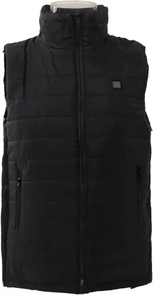 Electric Heated Vest, 3 Levels Temperature Heated Vest, Smart USB Heated Vest for Skiing, Hunting, Fishing, Hiking, Intelligent Temperature Control, Down, Carbon Fiber