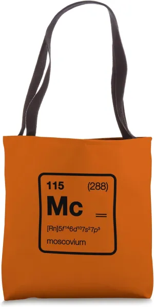 Element 115 / Moscovium Periodic Table Design Tote Bag