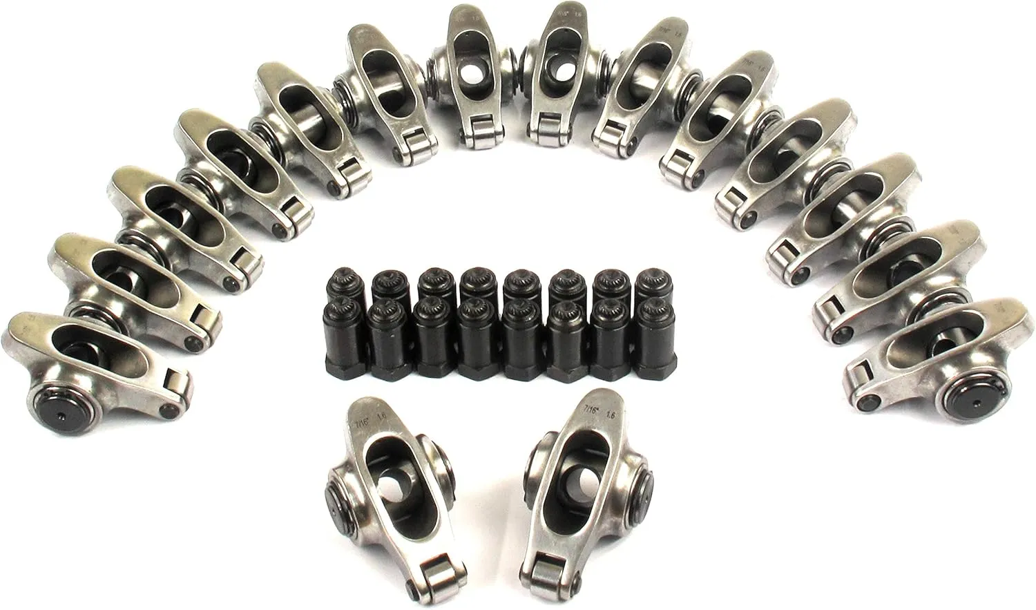 Elgin SSR-1840SPRS Stainless Steel Roller Rocker Arm (Set of 16)