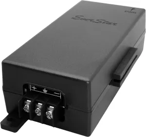 EverStar iPoE-20W24GDW Gigabit | 12/24V (9-36V) DC in | 24V/1A 24W DC PoE Out | DC-DC Converter   Passive Mode A&B 4 Pair Powering Solar PoE Injector for LTU,airFiber/AF- 2X,3X,4X,5X,5XHD | Black