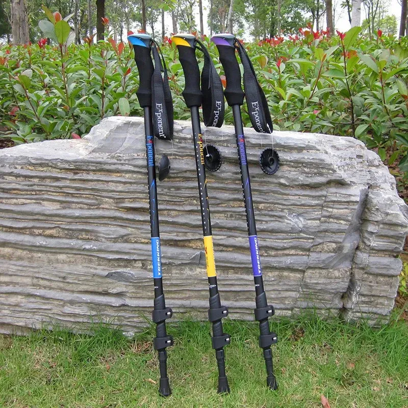 Exponent Aluminium Alloy Adjustable Hiking/Trekking Pole Stick