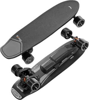 EXWAY Wave Electric Skateboard with Remote, Top Speed of 23 Mph, Quick-Swap Battery, 440 LBS Max Load, IP55 Waterproof, Cruiser for Adults & Teens