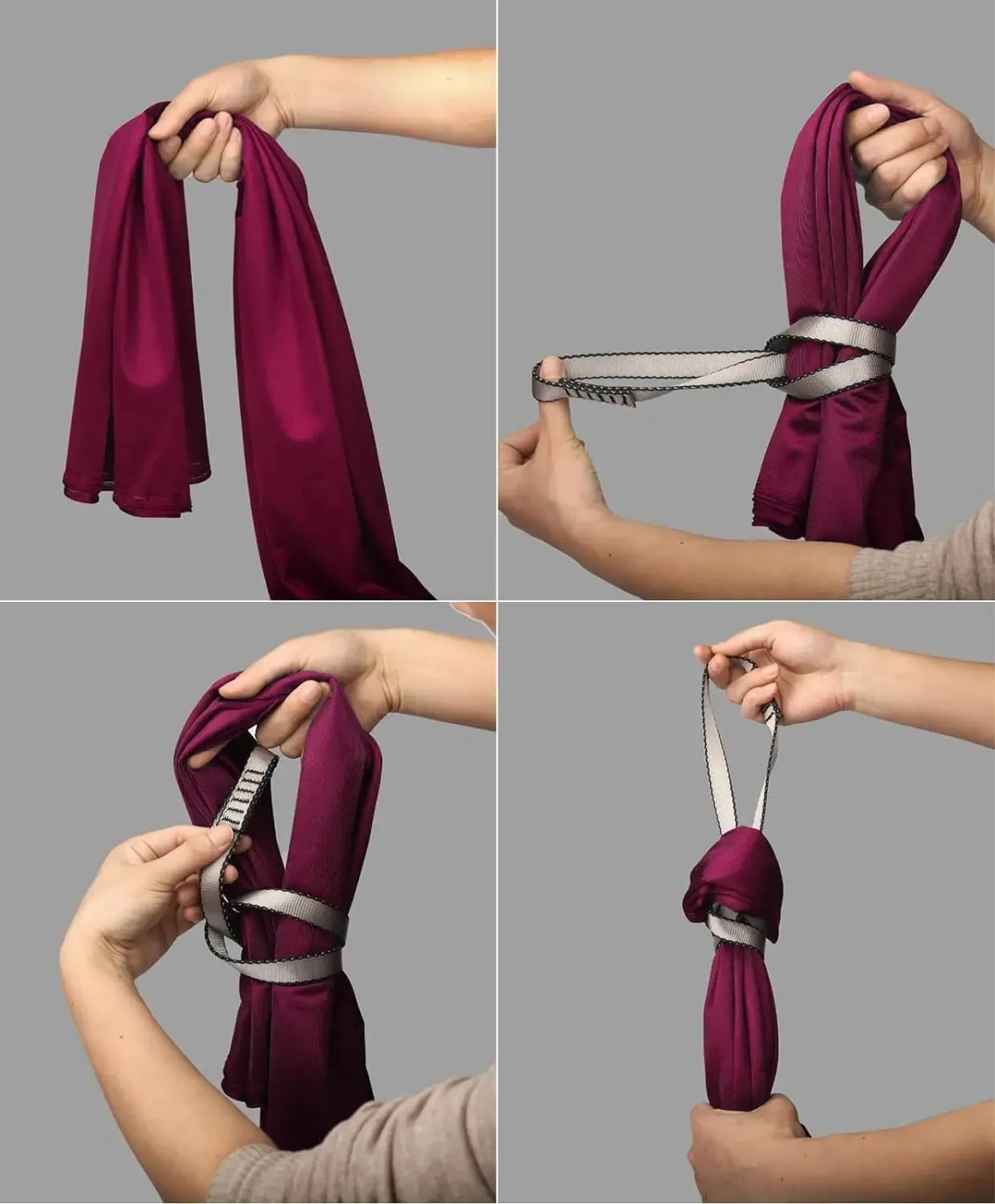 FITNESS 4.37 Yards Aerial Yoga Hammock Set- Durable Aerial Silks with Extension Straps and Carabiners Inversion Practice
