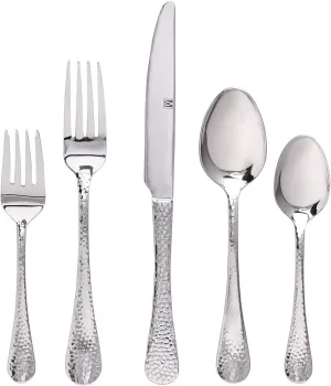 Flatware Stainless Steel 60pc Set Chicago 9" X 0'5" Modern Contemporary