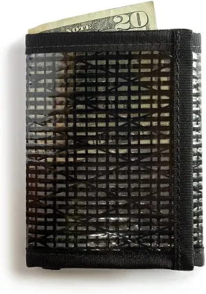 Flowfold Recycled Sailcloth Trifold Minimalist Wallets for Men/Women - Durable Slim Wallet & Trifold Wallets Made in USA