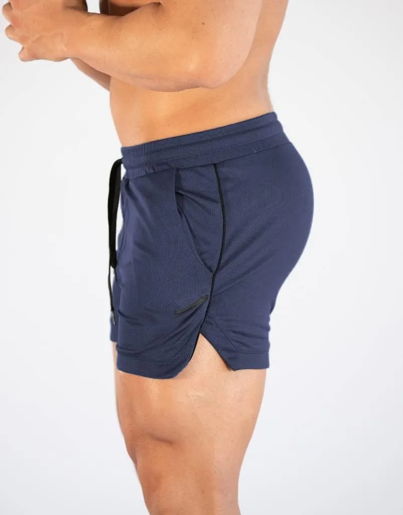 FLYFIREFLY Men's Gym Workout Shorts Running Lightweight Athletic Short Pants Bodybuilding Training