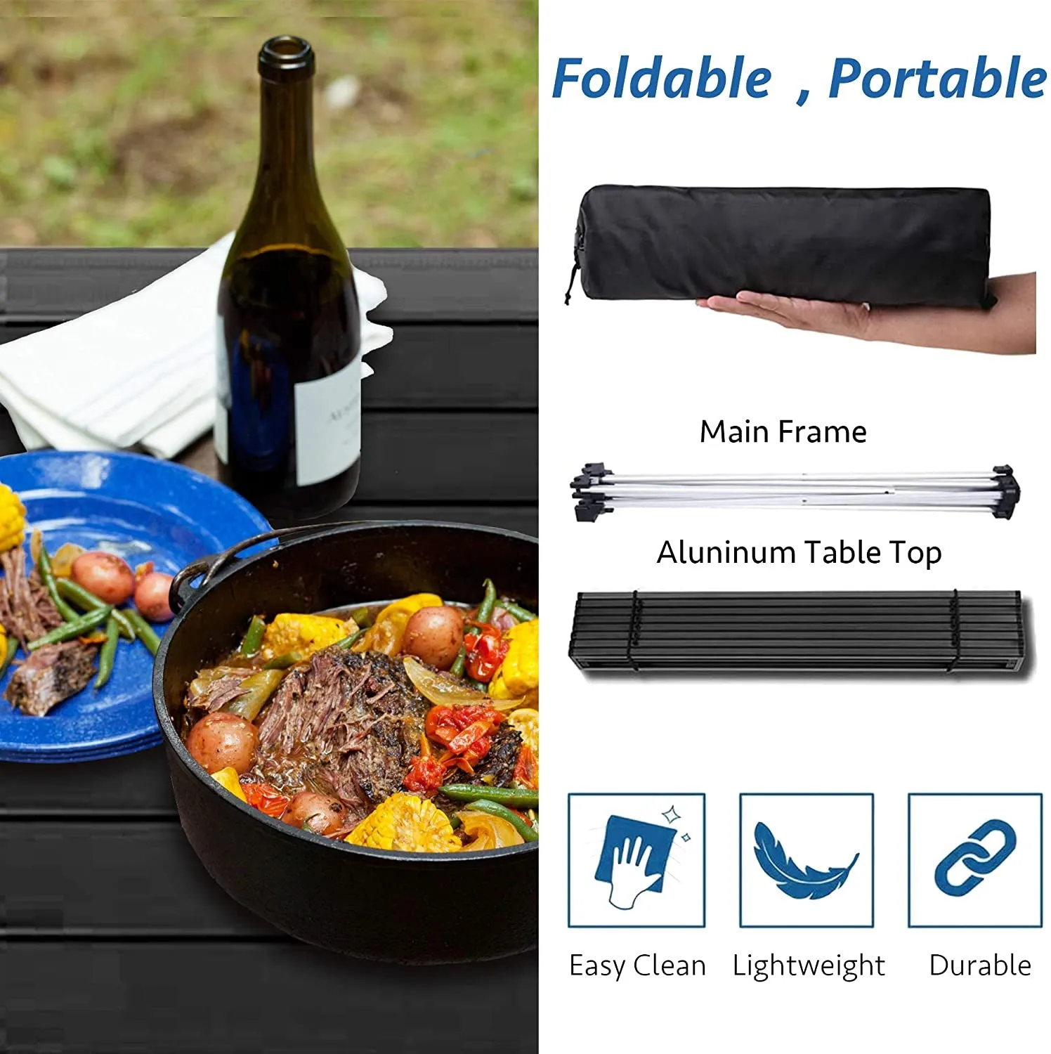FoldAway Lightweight Table