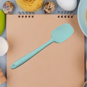 Food Grade Silicone Rubber Spatula Set Kitchen Utensils for Baking, Cooking, High Heat Resistant Non Stick Dishwasher Safe BPA-Free (27cm)
