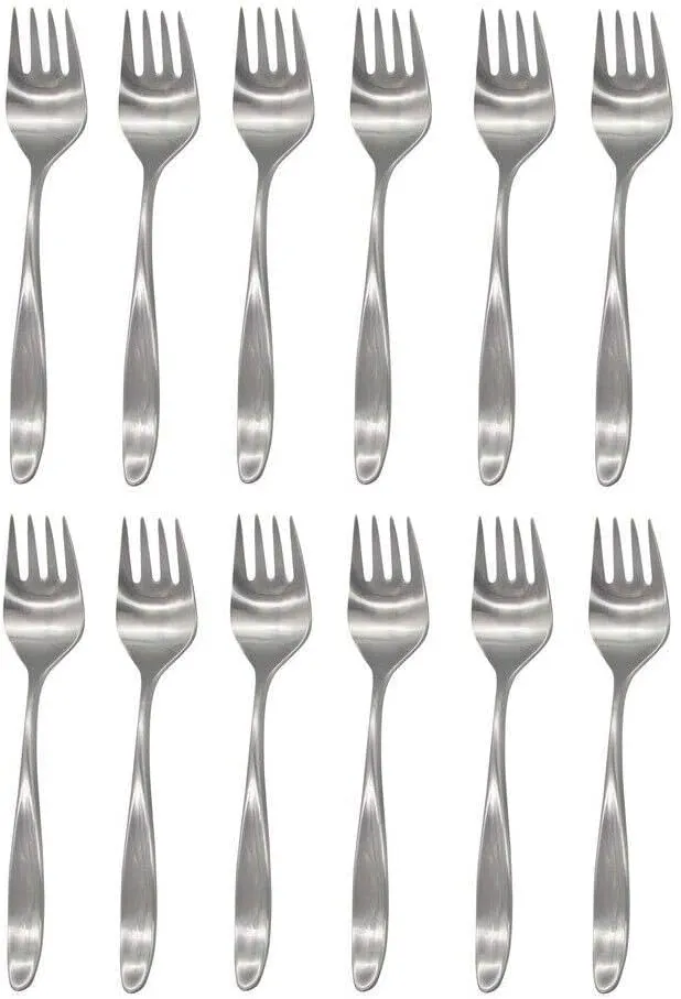 For Lauffer Design 2 / Design II 18/8 Stainless Steel Salad Fork (Set of Twelve)
