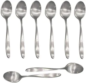 For Lauffer Design 2 / Design II 18/8 Stainless Steel Teaspoon (Set of Eight)
