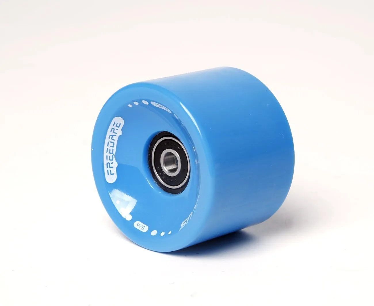 FREEDARE 70mm Longboard Wheels with ABEC-7 Bearings and Spacers(Set of 4)