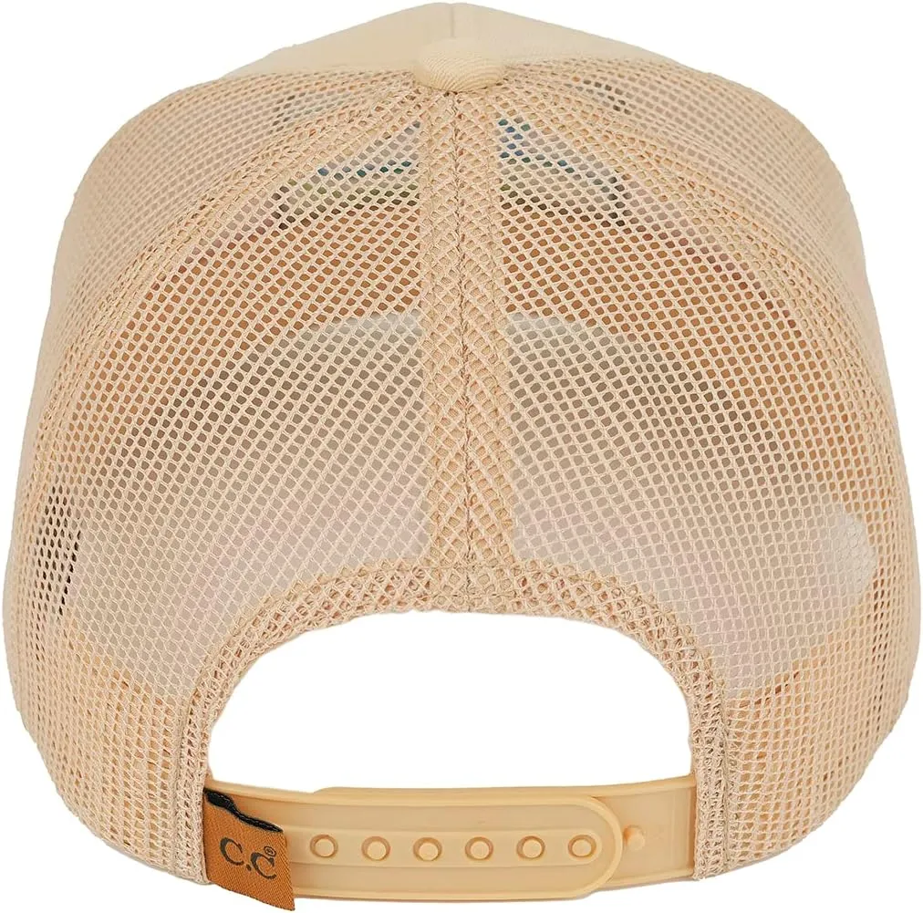 Funky Junque Premium Mesh Trucker Hat - Adjustable Snapback Baseball Cap - Dad's Day Gift - Breathable Outdoor Retro Style